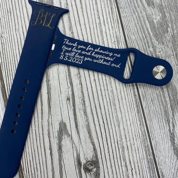 Personalized Inscription Apple Watch Bands