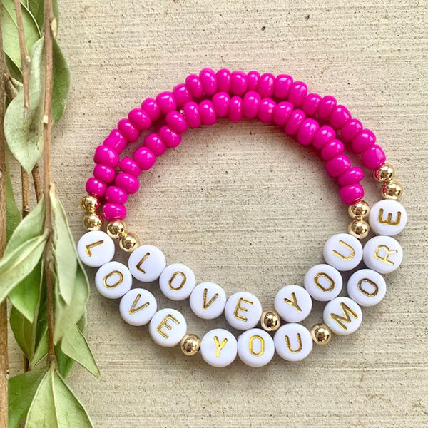 First Day of School Bracelet, Mommy and Me, Kids Back To School Gift