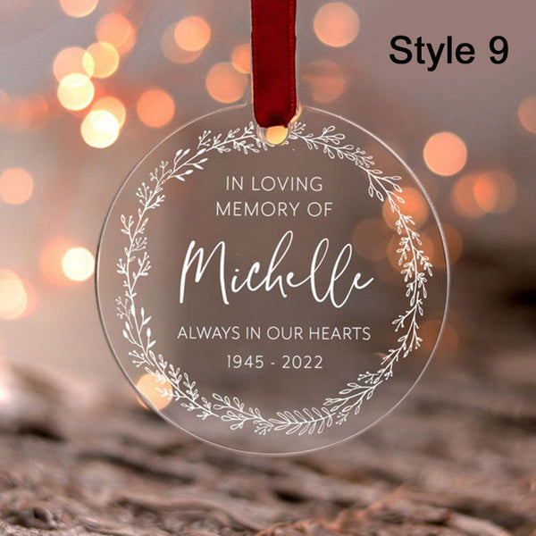 Our First Christmas Engaged Ornament Custom Name Engagement Gifts