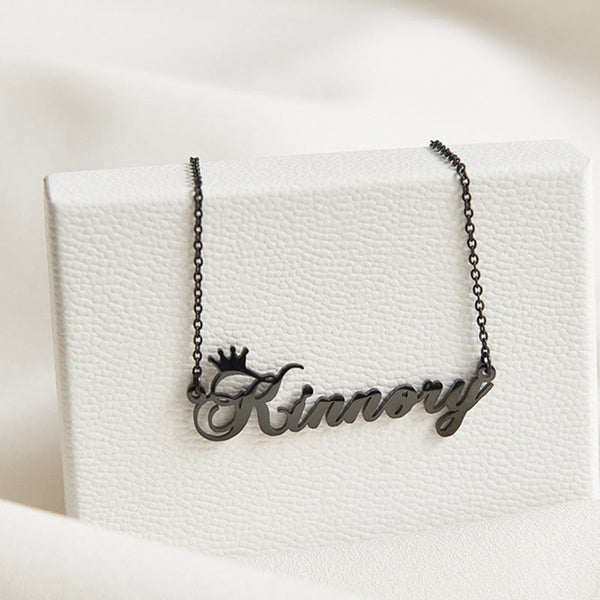 Name Necklace Gold,Name Necklace, Laser Cut Names, Personalized Necklace, Gift to Her