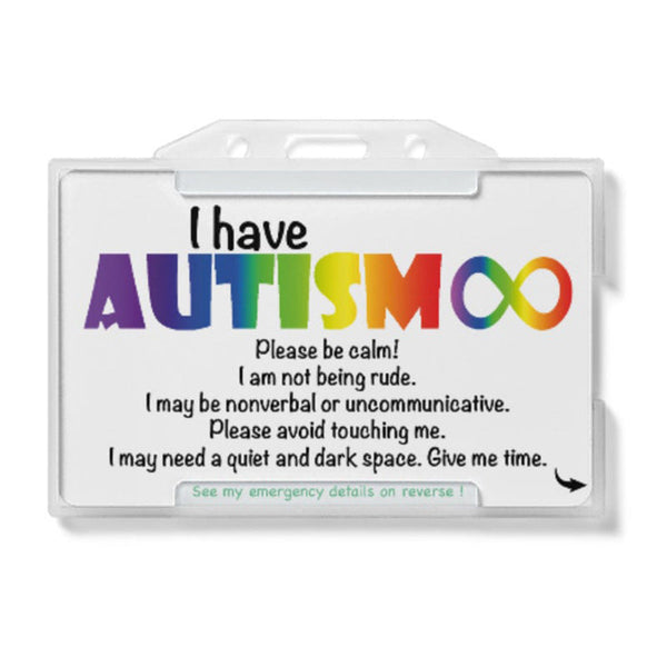 Autism Awareness Medical Card - Personalised - Disability - Invisible Disability