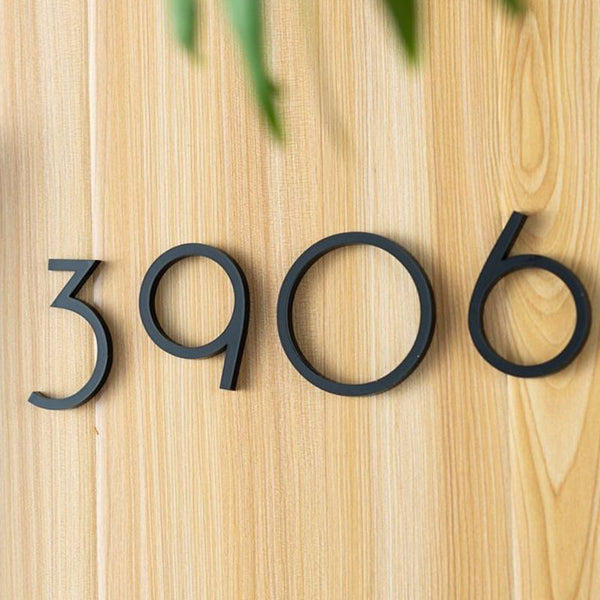 Large Modern House Numbers, Address Numbers, Door numbers