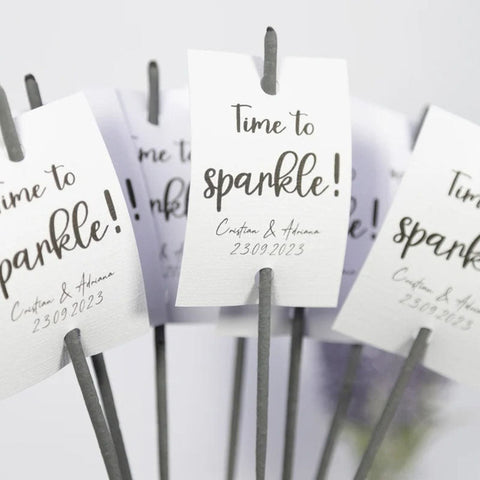 Wedding SPARKLER Tag | Personalised Sparkler