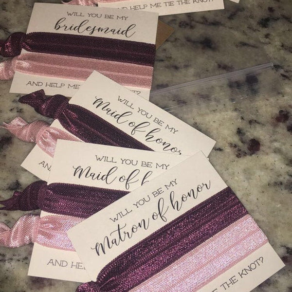 CUSTOM Promotional Bridal Show Hair Tie Favors | Event Handouts Promos Gifts for Wedding Pros + Planners