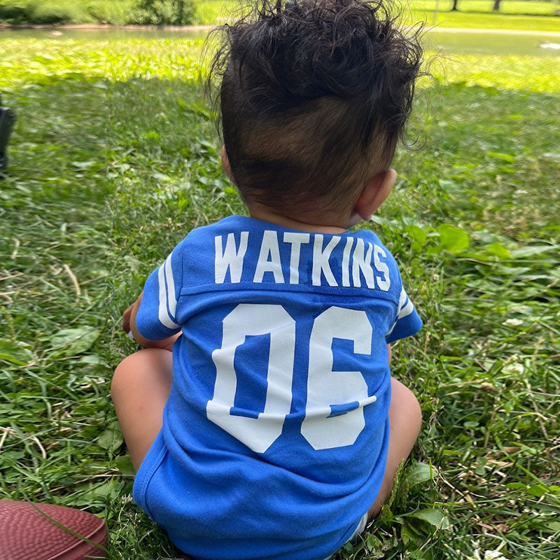 Custom Baby Football Jersey Bodysuit