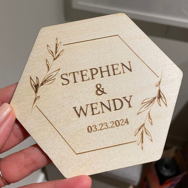 Wedding Coasters - Bulk Guest Wedding Favors - Wedding Decor - Personalized Wedding Favors