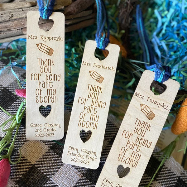 Teacher Gift, Gift for Teachers, Personalized Bookmark