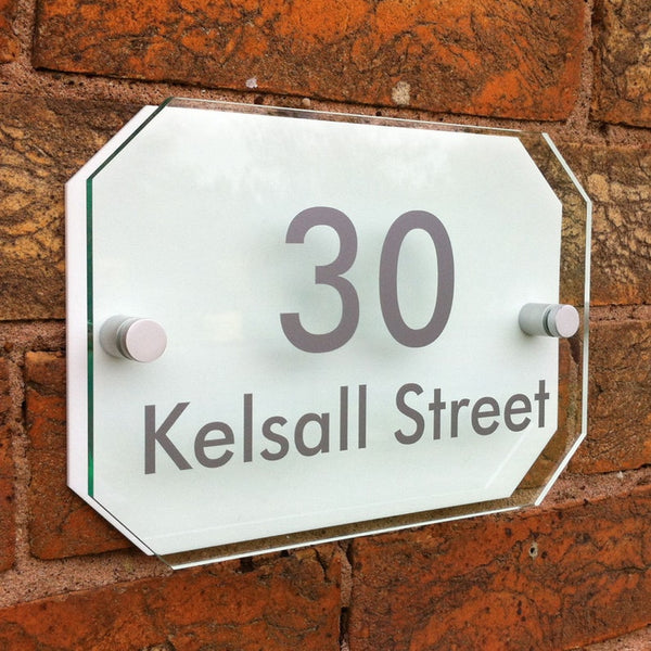 Bespoke Personalised House Number Street Address Sign