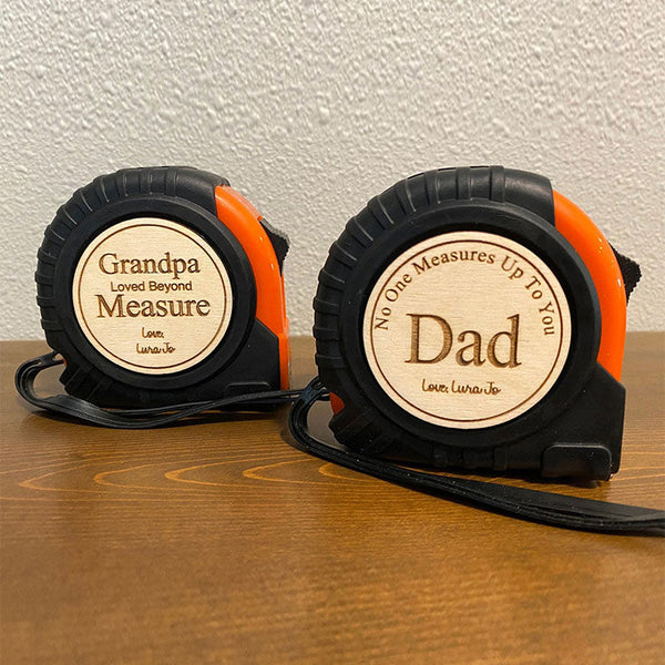 Personalised Father's Day Gift for Dad Daddy Grandad Nobody Measures Up Immeasurable