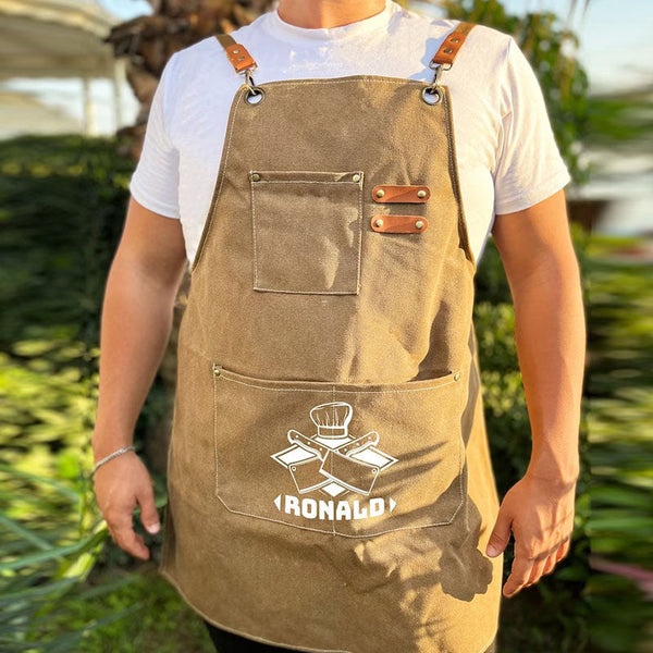 Personalized Apron For Him, Gift For Dad