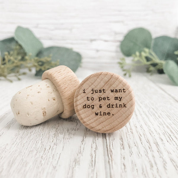 Personalized Wine Bottle Stopper, Cork Bottle Stopper, Custom Wine Stopper Wedding Favors, Set Of 5