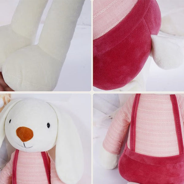 Custom Bunny Stuffed-Easter Basket Stuffer-Easter Bunny Plush-Rabbit Plushies-Stuffed Animal Toy-Gift For Baby Kid Toddler-Easter