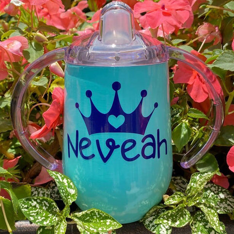 Princess Crown Sippy Cup / Stainless Steel Toddler / Baby Shower Gift / Training