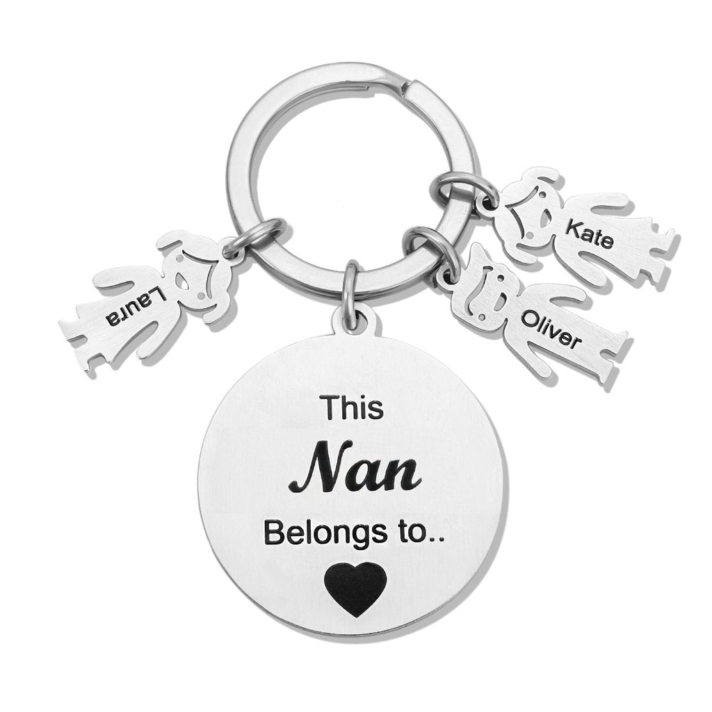 Family Keychains Gift Keyring,Custom Family Gift Keychain