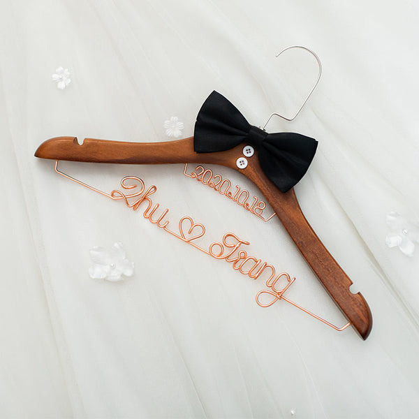 Wedding Hanger, Bridal Hanger, Bridesmaid Gift, Bridesmaid, Custom Engagement