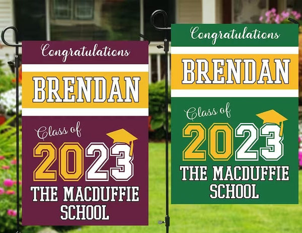 Custom Graduation Flag College Garden Flag College Class of 2024