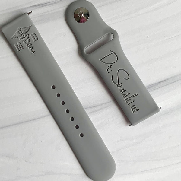 Personalized Watch Band, Custom Medical Doctor And, Doctor Gift