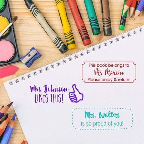 Personalized Teacher Stamp | Teacher Stamper | Personalized Teacher Gift