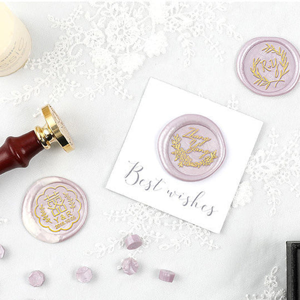 Seal with own logo, personalized seal, wedding, stamp invitation cards, save the date, wax stamp, DIY,  wedding