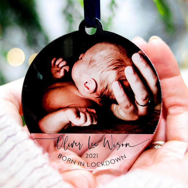 Born In Lockdown 2021, Baby First Christmas Ornaments