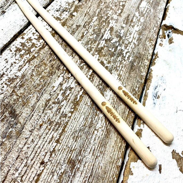 Pair of Custom Engraved Drum Sticks - Any name, Any Message, Personalised, Birthday, Best Man, Musician 5A Size