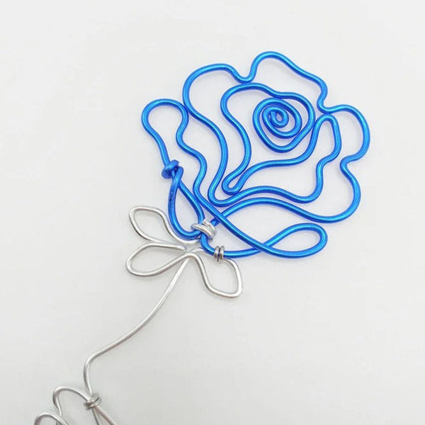 Rose Wire Name, Wire name, Personalized Gift, Rose Planner Decor  Bookmark