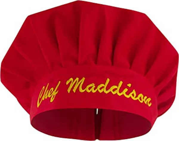 Personalized Chef Hats for Men & Women, Custom Chefs Hat with Embroidered Name