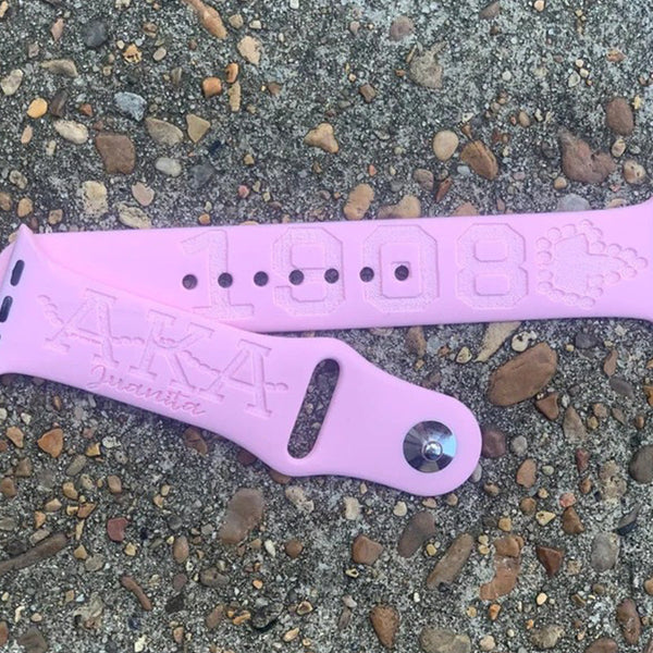 Pink & Green AKA Inspired Watch Band  Sorority Gifts Pretty Girls