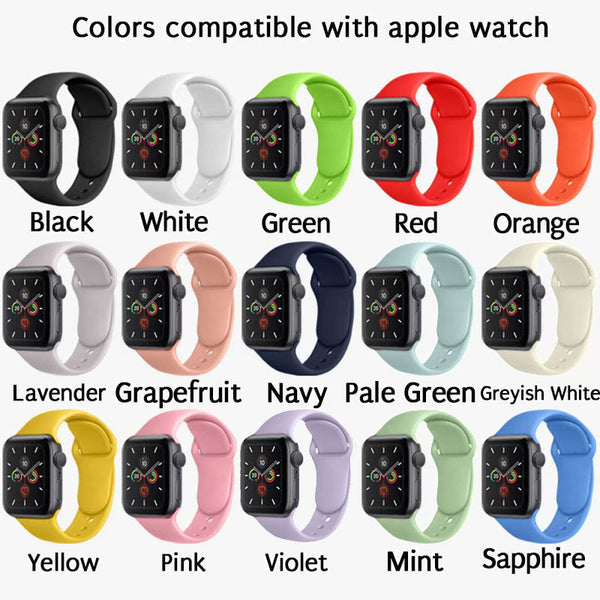 Apple Watch Silicone sport love hearts Valentine's Day band Personalized Engraved iWatch Band