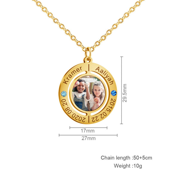 Personalized Necklaces for Women Family Photo Necklaces Handmade Jewelry Personalized Gifts for Mom