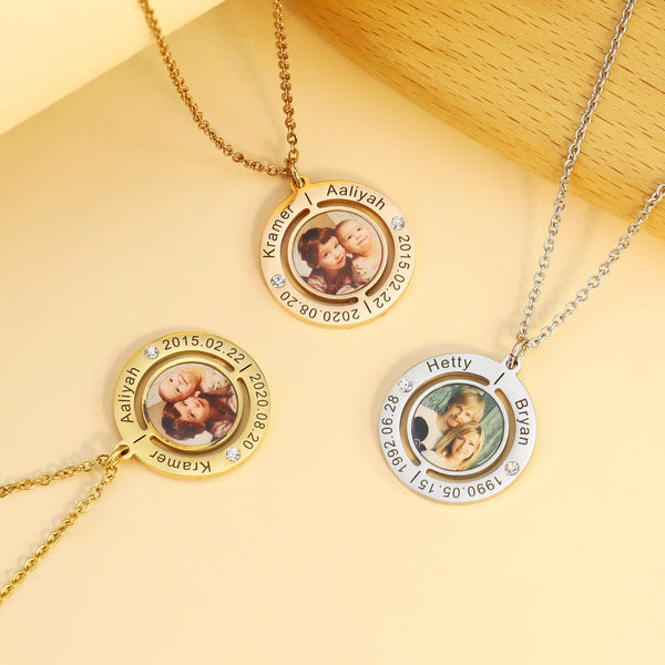 Personalized Necklaces for Women Family Photo Necklaces Handmade Jewelry Personalized Gifts for Mom