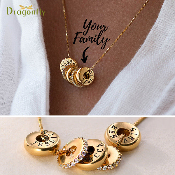 Personalized Name Necklace| Personalised Family Names Necklace| Personalized Gifts |Couple Gifts