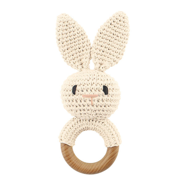 Easter Bunny rattle Personalized bunny New baby toy