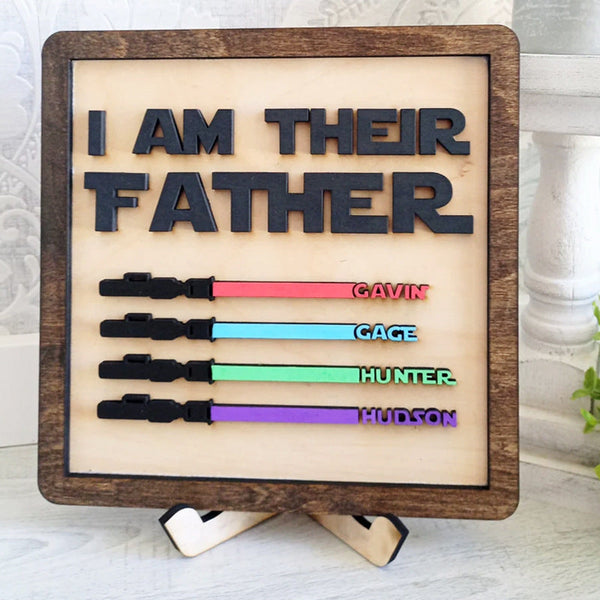 Father's Day Gift | Gifts for Dad | I am their Father gift | Grandfather Gifts | Light Saber Birthday Idea