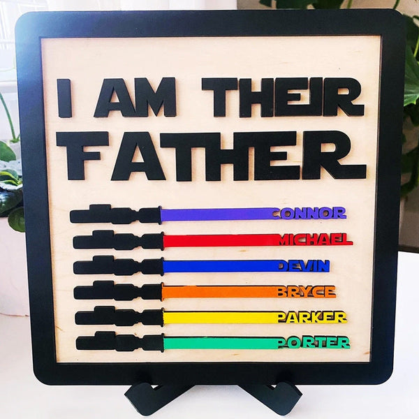 Father's Day Gift | Gifts for Dad | I am their Father gift | Grandfather Gifts | Light Saber Birthday Idea