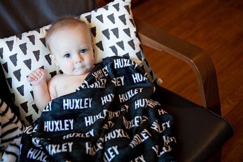 Personalized Baby Name Blanket