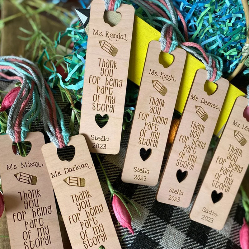 Teacher Gift, Gift for Teachers, Personalized Bookmark