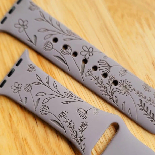 Engraved Watch Band compatible for the "A" Smartwatch- Engraved Watch Band