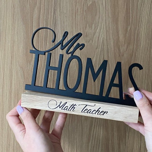 Teacher Name Sign, Teacher Name Plate