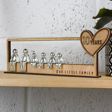 Personalised - Our Little Family | Family Anniversary Gift - Choose Your Own Family Combination