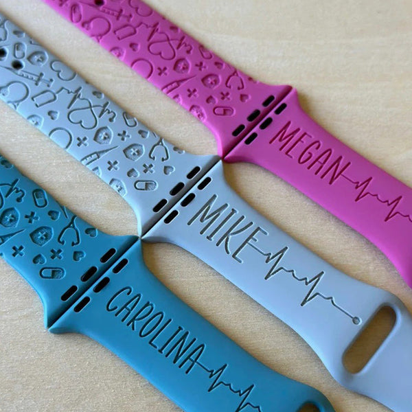 Custom Nurse/Doctor, Hospital, Pharmacy, Apple Watch Band, Iwatch, Smart Watch Band, Personalized Watch Band