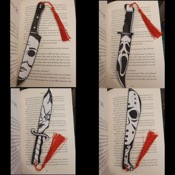 Horror Knife Bookmarks