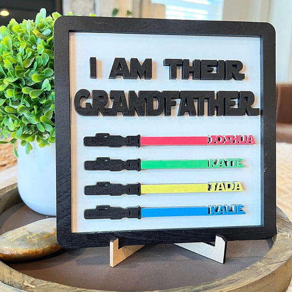 Father's Day Gift | Gifts for Dad | I am their Father gift | Grandfather Gifts | Light Saber Birthday Idea