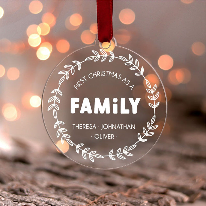 Personalised Family Christmas Ornament