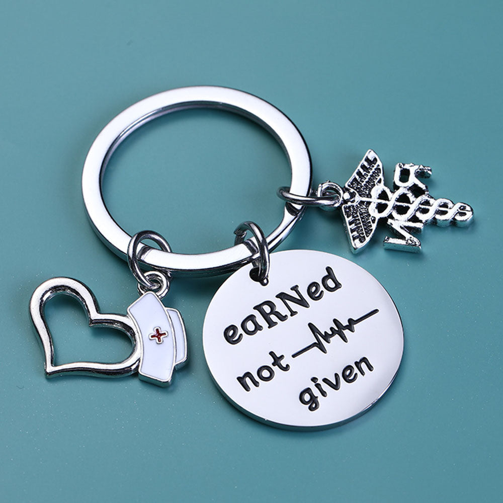 Personalized Nurse Care Respect Keychain,Christmas Gifts