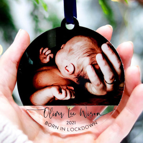 Born In Lockdown 2021, Baby First Christmas Ornaments