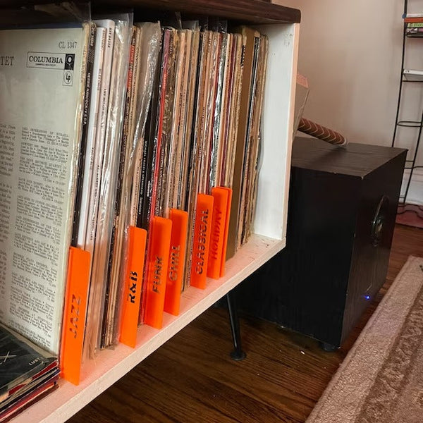 Dividers for Vinyl Records, CDs, books