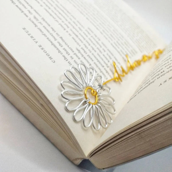 Daisy Wire Name, Personalized Gift, Name Bookmark