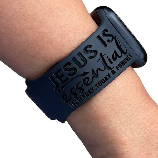 Jesus is Essential, Scripture Watch Band. Apple Watch Band