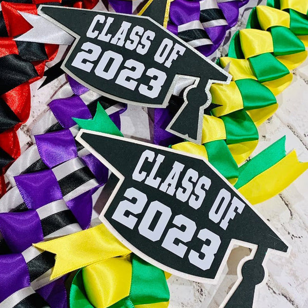 Graduation Lei / Lei / Custom / All colors / Class of 2024  2025/ Graduation class / cap and gown / Money flowers /Graduation